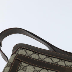 Gucci Ophidia Zip Shoulder Bag GG Coated Canvas