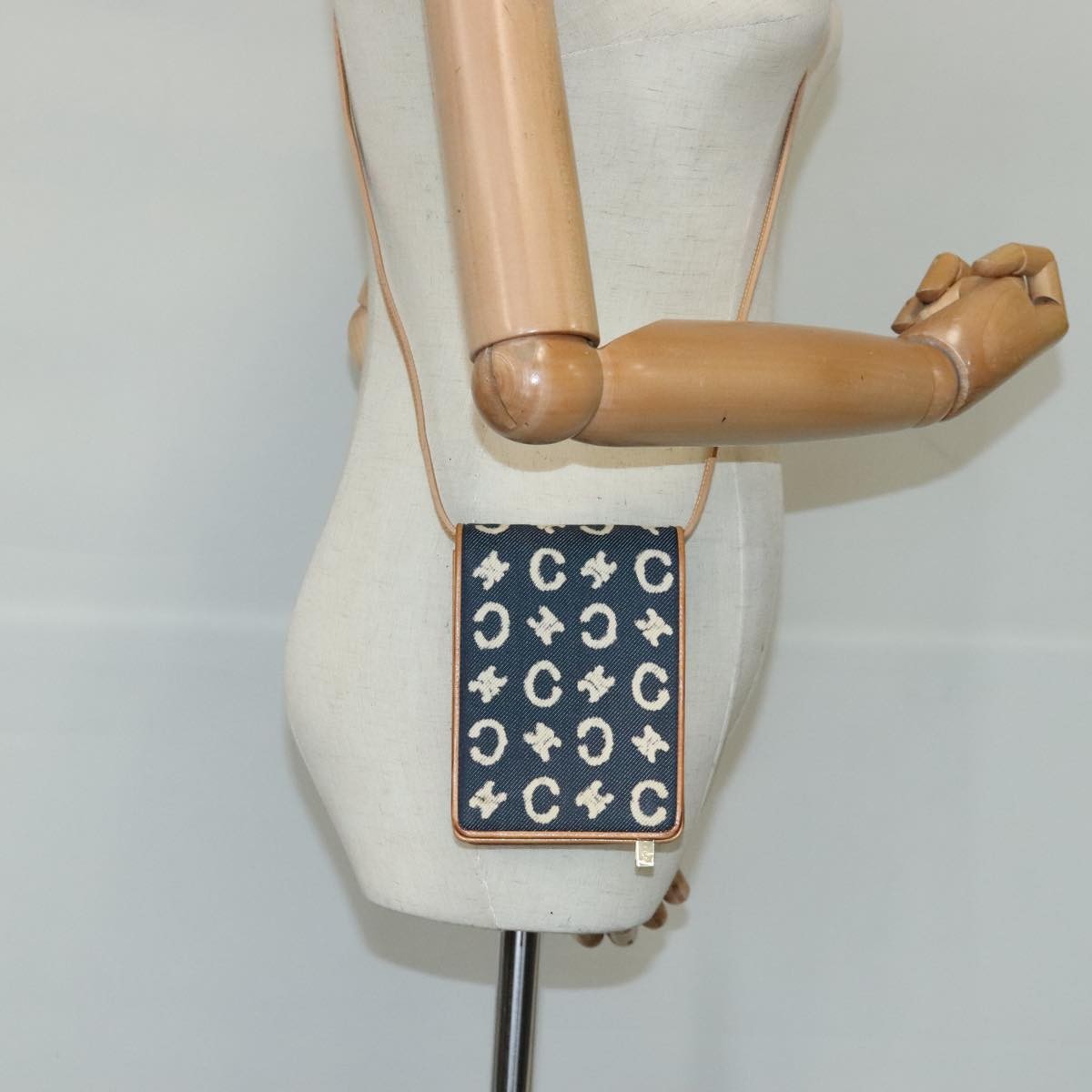 Celine Vintage Macadam Shoulder Bag C Macadam canvas