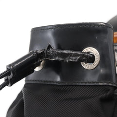 Gucci Vintage Bamboo Sling Backpack Leather