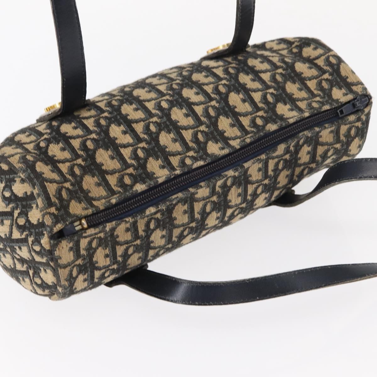 Christian Dior Vintage Trotter Handbag Canvas