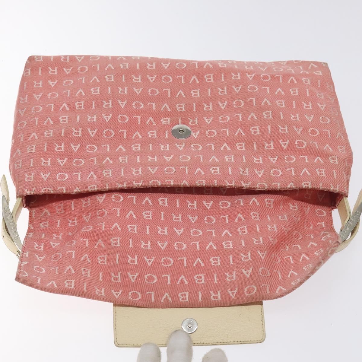 Bvlgari B.Zero1 Logomania Bag Canvas with Leather