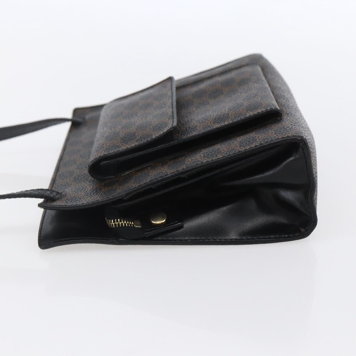 Celine Vintage Macadam Shoulder Bag Canvas