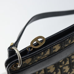 Christian Dior Vintage Trotter Shoulder Bag Canvas