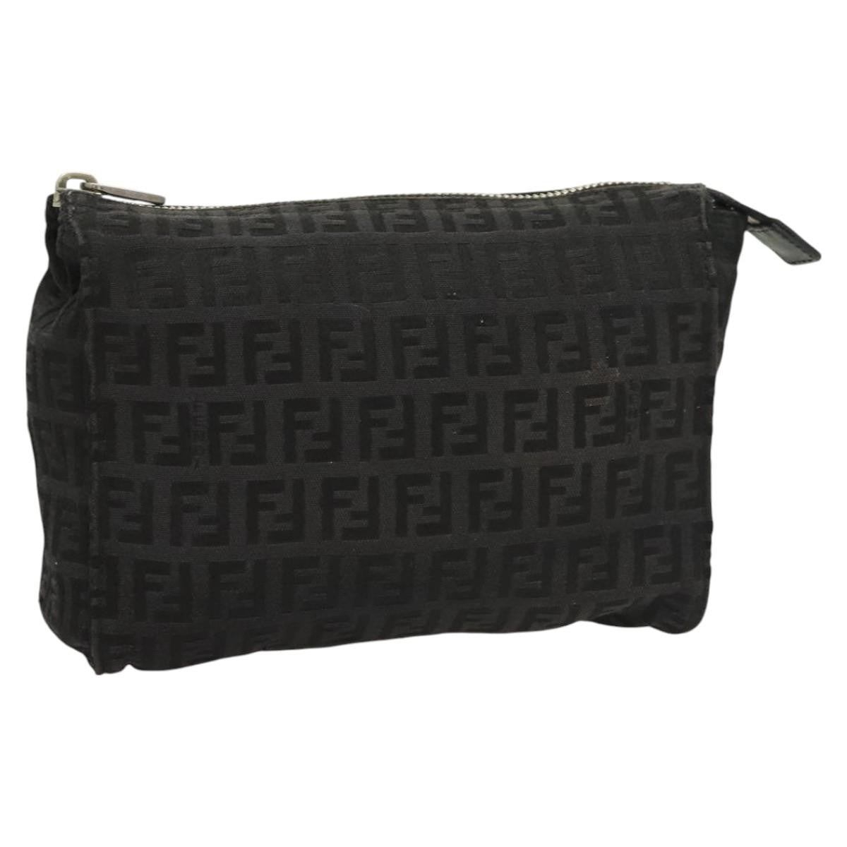 Fendi FF Logo Pouch Canvas