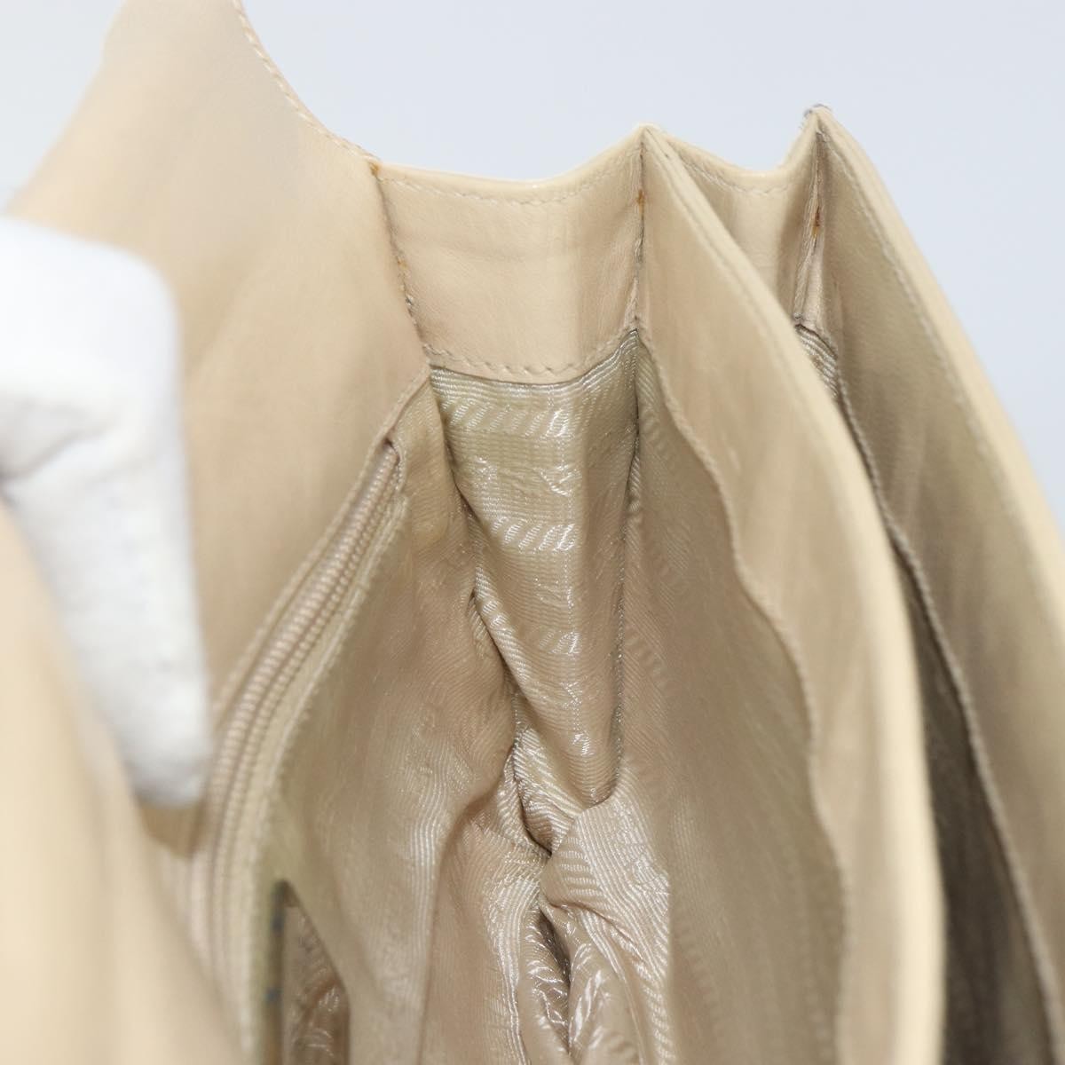 Prada Flap Shoulder Bag Leather