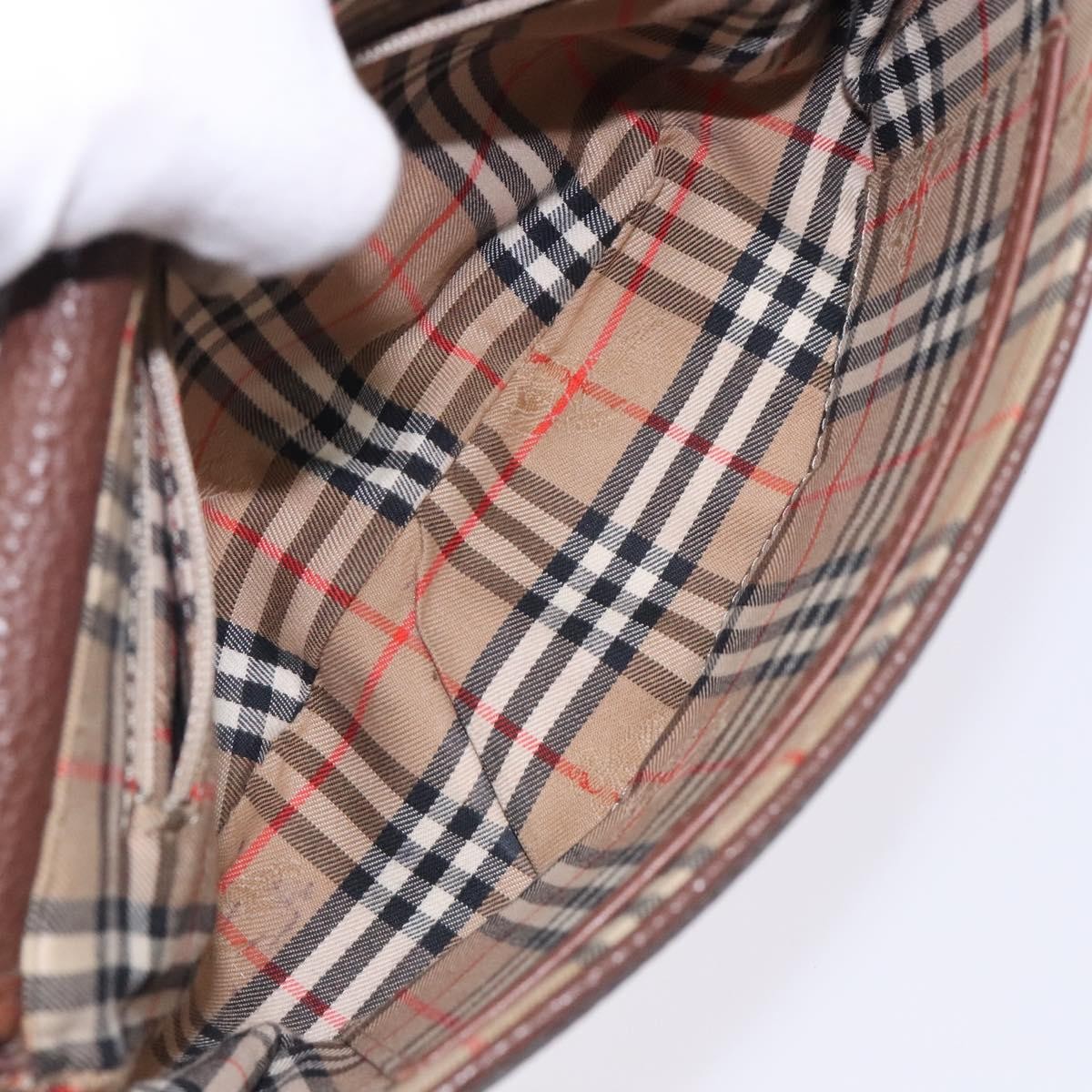 Burberry Flap Shoulder Bag Leather