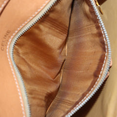 Celine Vintage Macadam Shoulder Bag Canvas