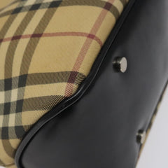 Burberry Nova Check Tote Canvas and Leather