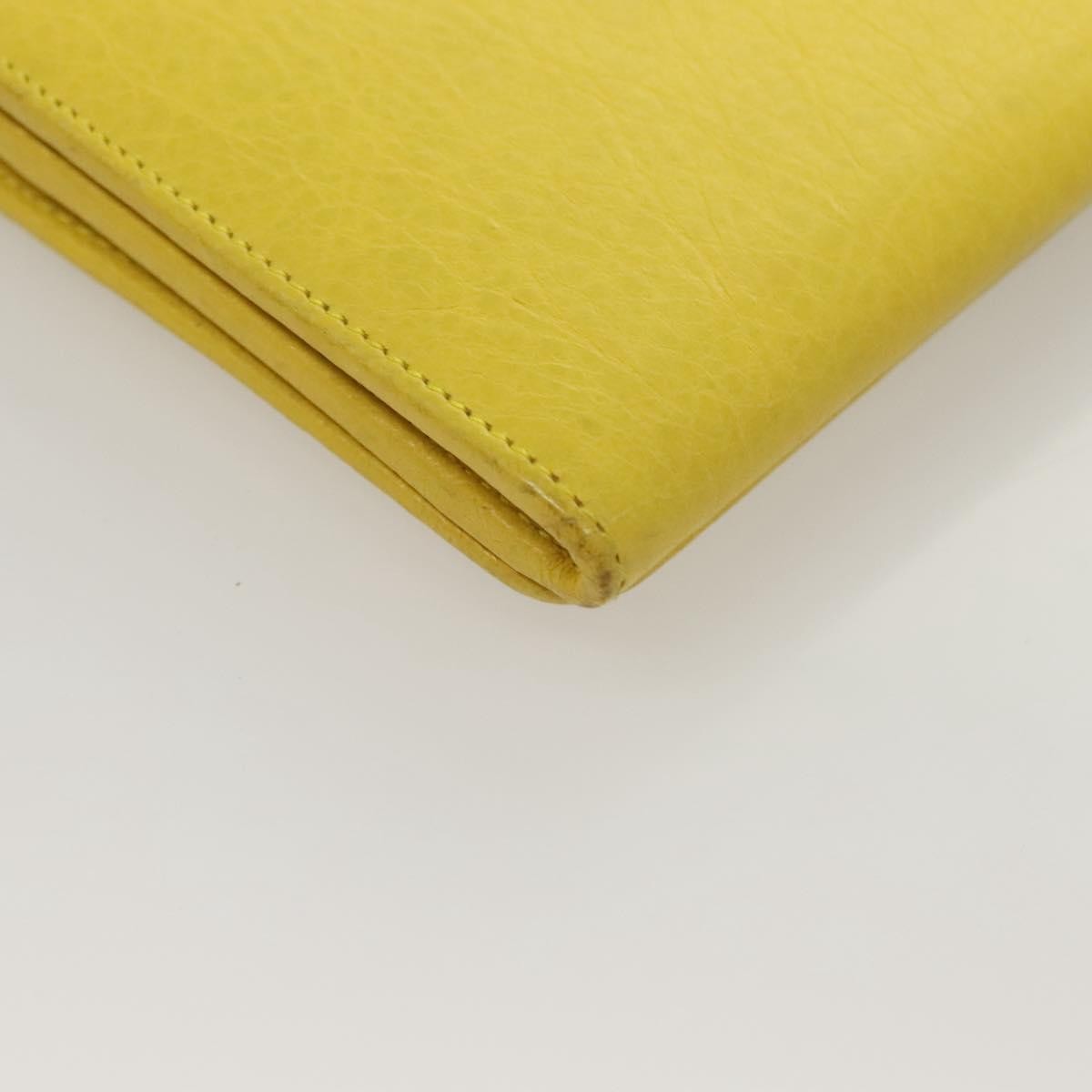 Balenciaga Classic Metallic Edge Money Flap Wallet Leather