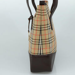 Burberry Nova check Shoulder bag Canvas and Leather