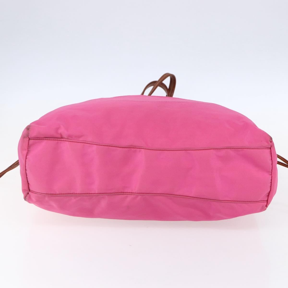 Prada Logo Drawstring Tote Tessuto