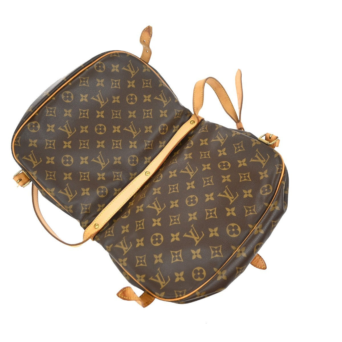 Louis Vuitton Saumur Handbag Monogram Canvas