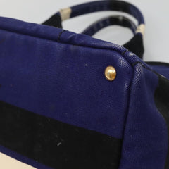 Prada Canapa Open Tote Canvas