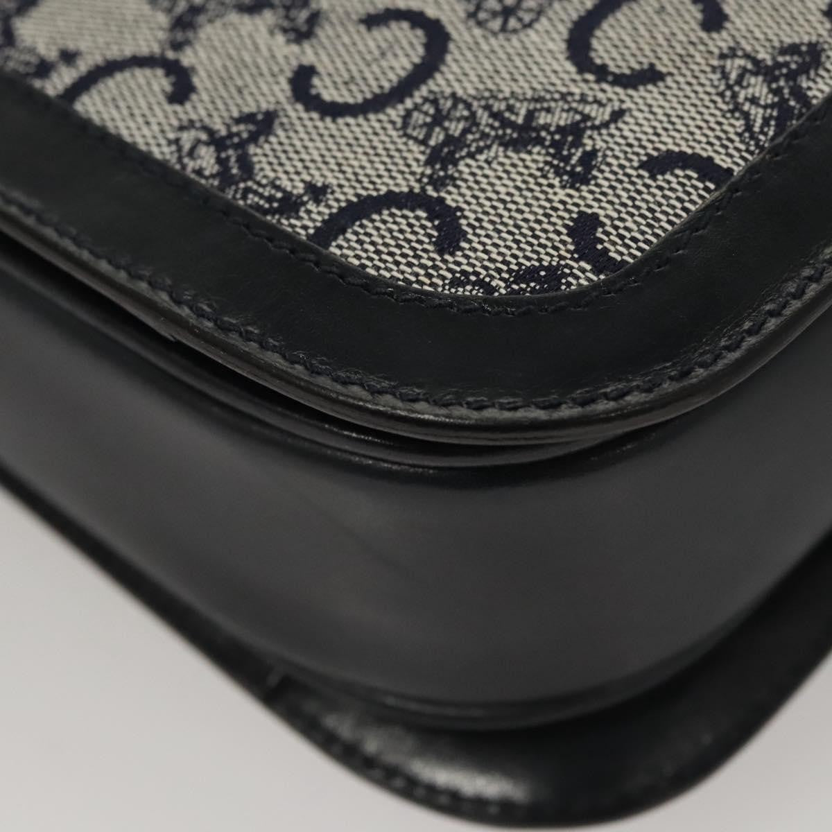 Celine C Sulky Shoulder bag Canvas and Leather