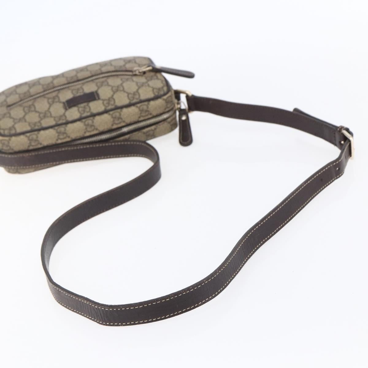Gucci Front Zip Crossbody GG Canvas