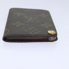 Louis Vuitton Porte Cartes Pression Card Case Monogram Canvas