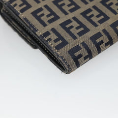 Fendi FF Continental Wallet Canvas