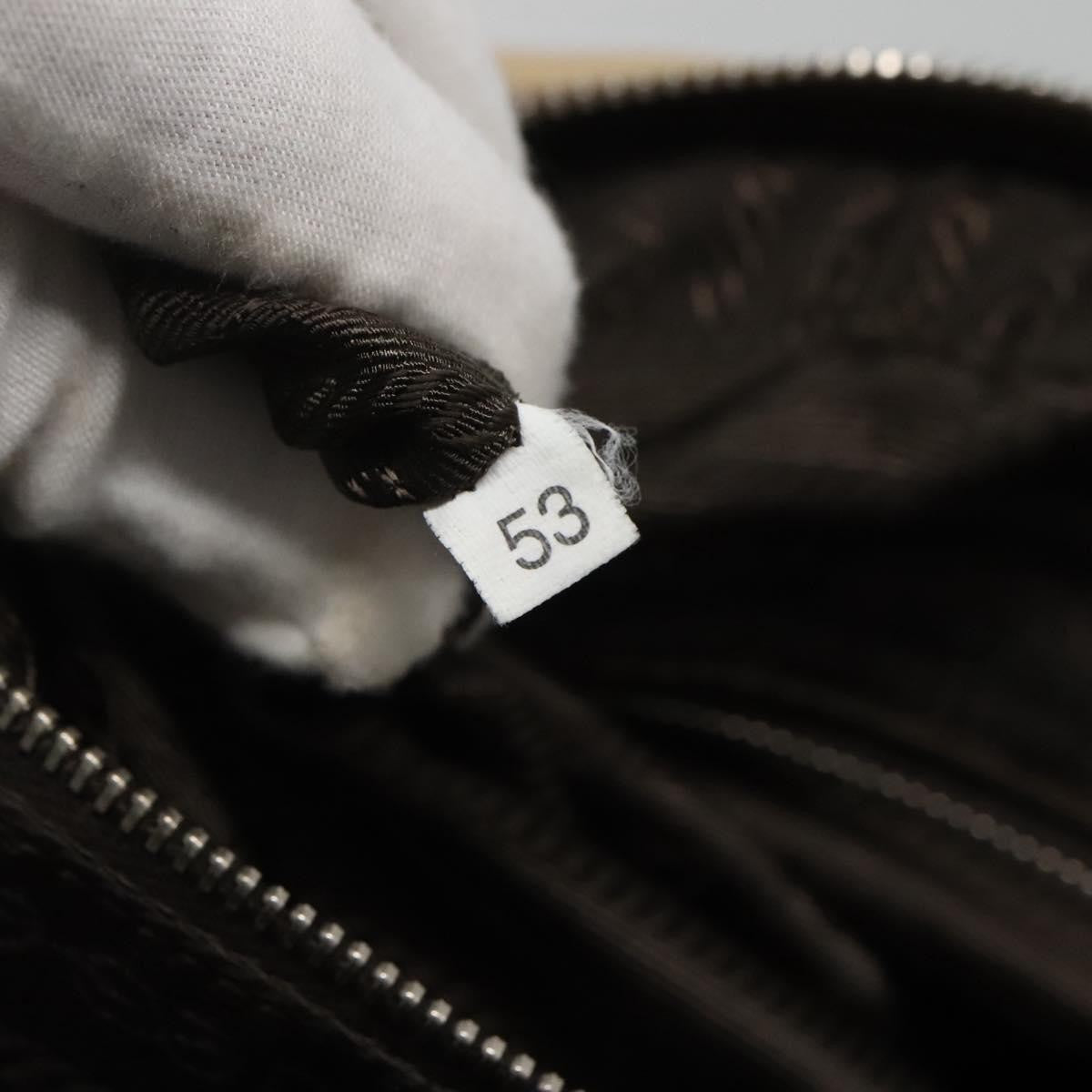 Prada Bauletto Bag Canvas with Leather