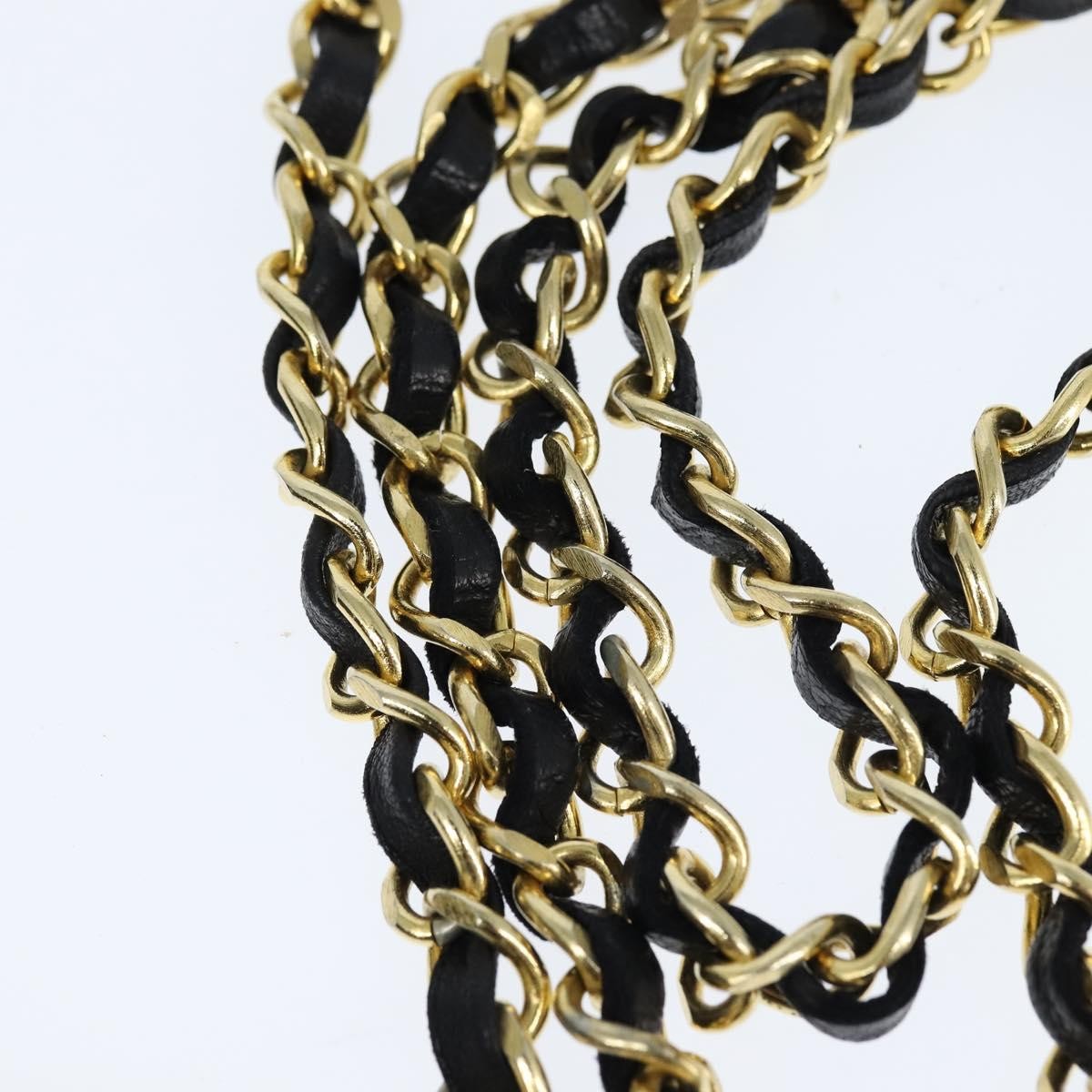 Bally Vintage Chain Shoulder Bag Quilted Leather