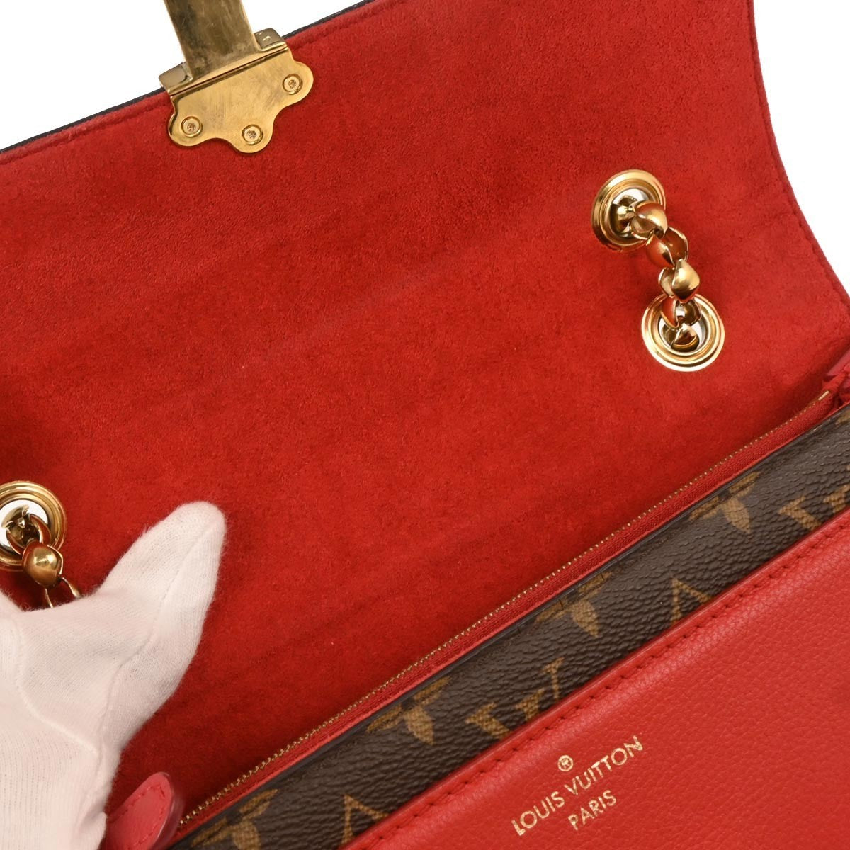 Louis Vuitton Victoire Handbag Monogram Canvas and Leather