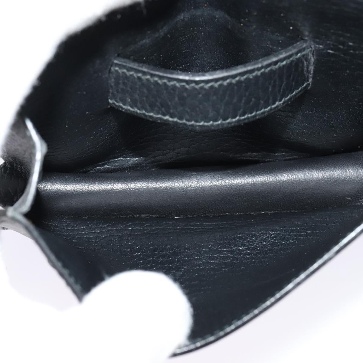 Hermes Pochette Green Waist Bag Leather