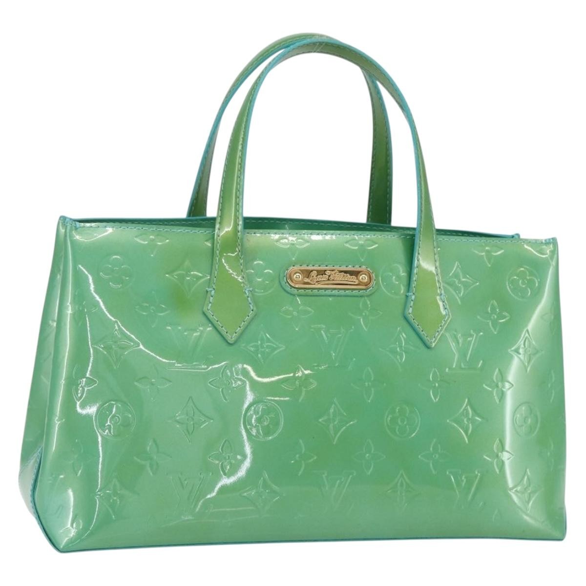 Louis Vuitton Wilshire Handbag Monogram Vernis