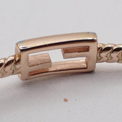 Fendi Baguette Bracelet Gold Plated