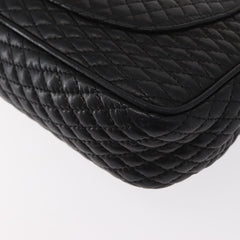 Bally Vintage Chain Shoulder Bag Quilted Leather