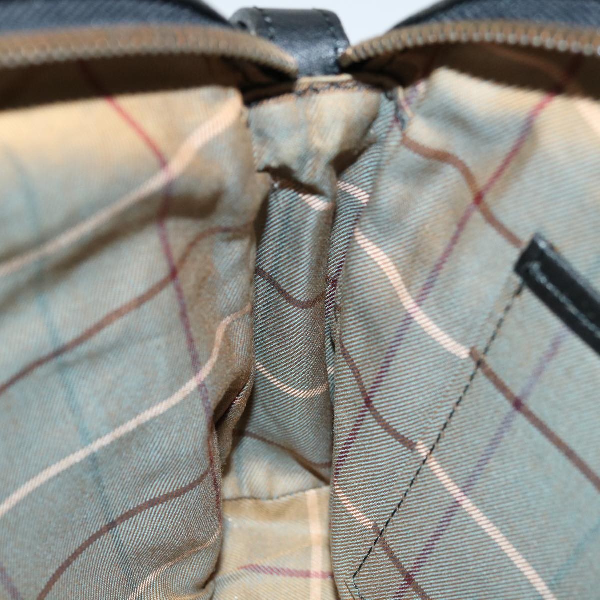 Burberry Zip Clutch Leather