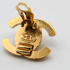 Chanel CC Turnlock Clip-On Earrings Metal
