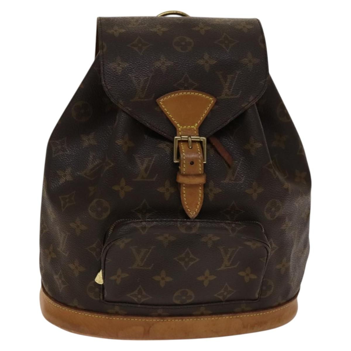 Louis Vuitton Vintage Montsouris Backpack Monogram Canvas