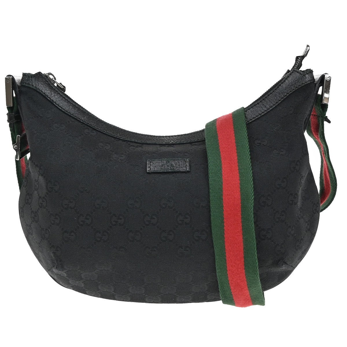 Gucci Half Moon Hobo Messenger GG Canvas