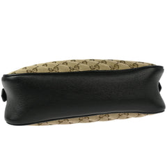 Gucci GG Marmont Shoulder Bag Diagonal Quilted GG Canvas with Leather