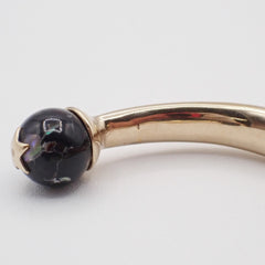 Christian Dior Logo Sphere Bangle Metal