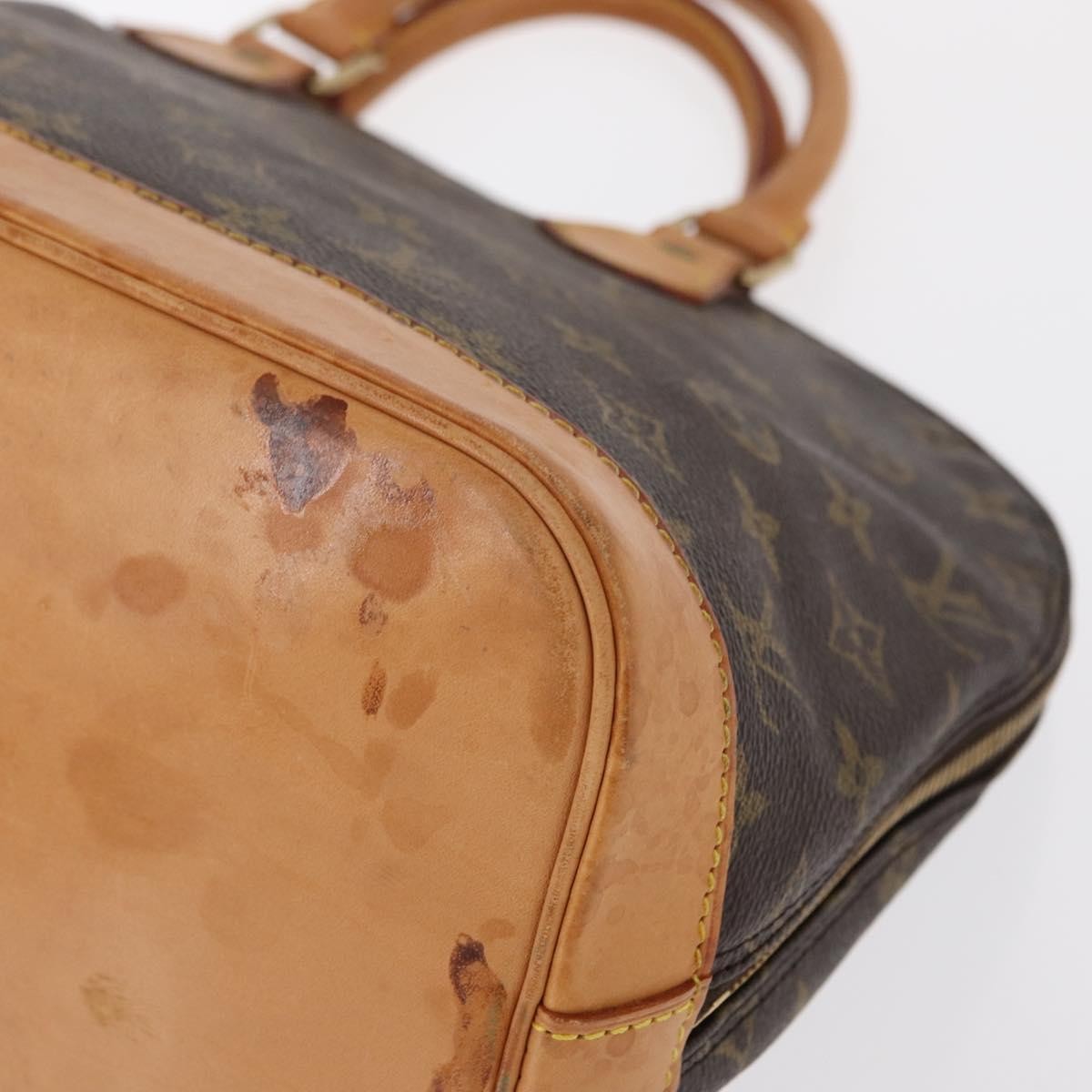 Louis Vuitton Alma Handbag Monogram Canvas