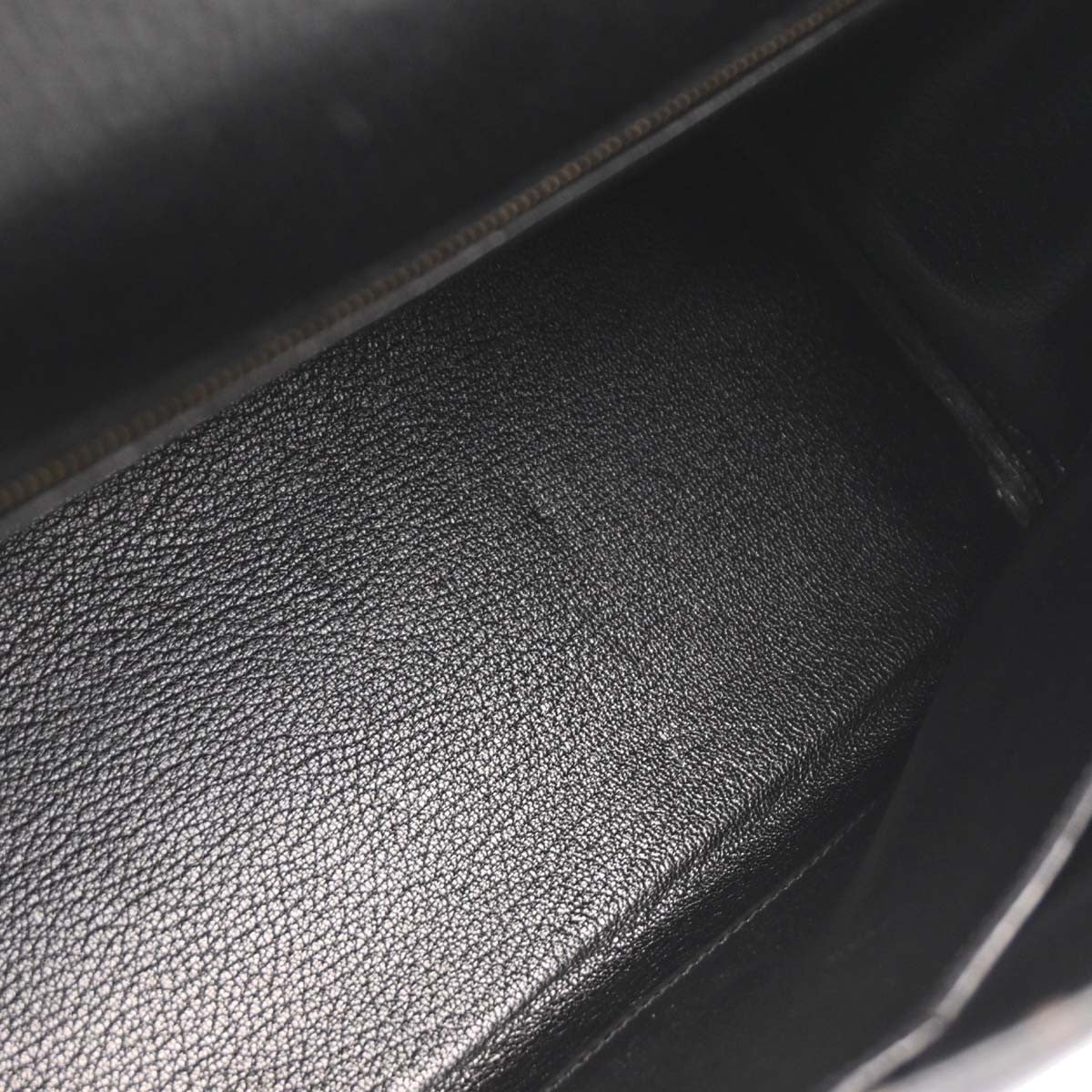 Hermes Kelly Handbag Black Ardennes with Gold Hardware