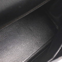 Hermes Kelly Handbag Black Ardennes with Gold Hardware