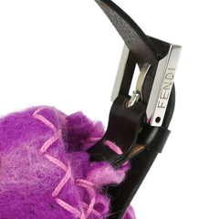 Fendi Baguette Bag Embroidered Zucca Wool