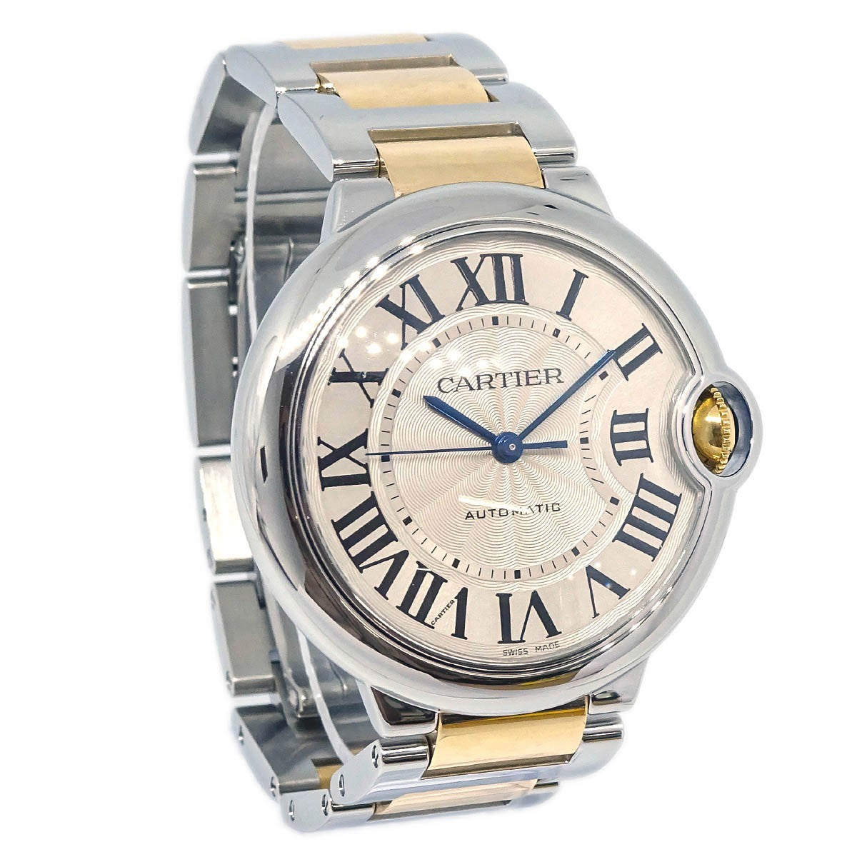 Cartier Ballon Bleu de Cartier Automatic Watch Stainless Steel and Yellow Gold