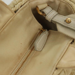 Prada Fringe Wicker Tote Woven Straw