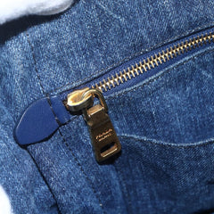 Prada Canapa Open Tote Denim