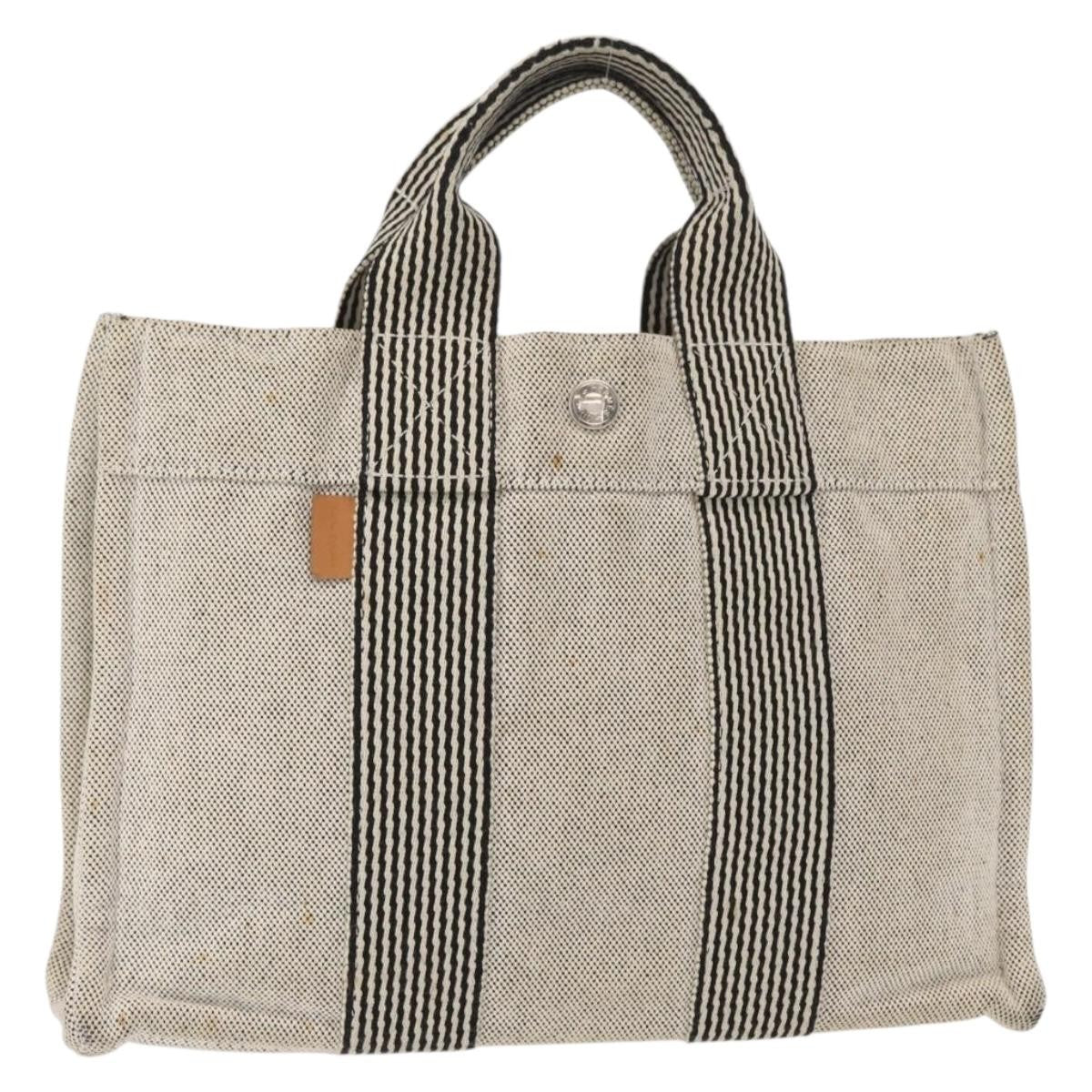 Hermes Fourre Tout Tote Canvas