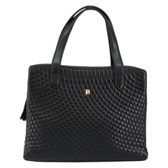 Bally Vintage Handbag Quilted Leather