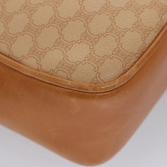 Celine Vintage Macadam Handbag Canvas and Leather