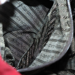 Prada Double Front Pocket Backpack Tessuto