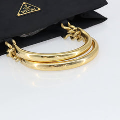 Prada Metal Handles Tote Tessuto