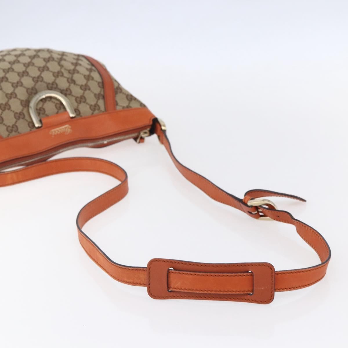 Gucci D Ring Messenger Bag GG Canvas