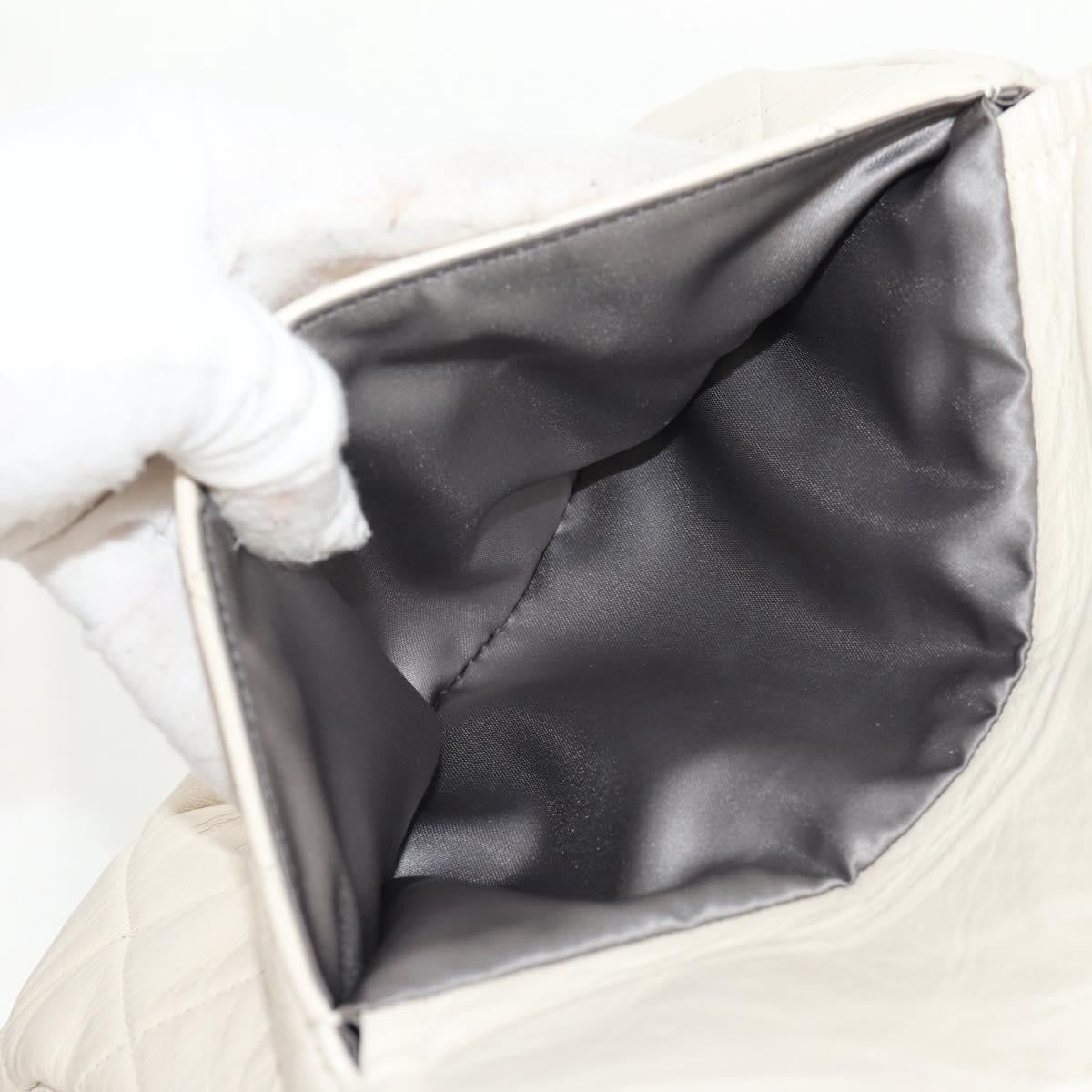 Chanel Padded Envelope Flap Bag Quilted Aged Calfskin