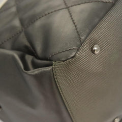 Chanel Biarritz Hobo Quilted Coated Canvas