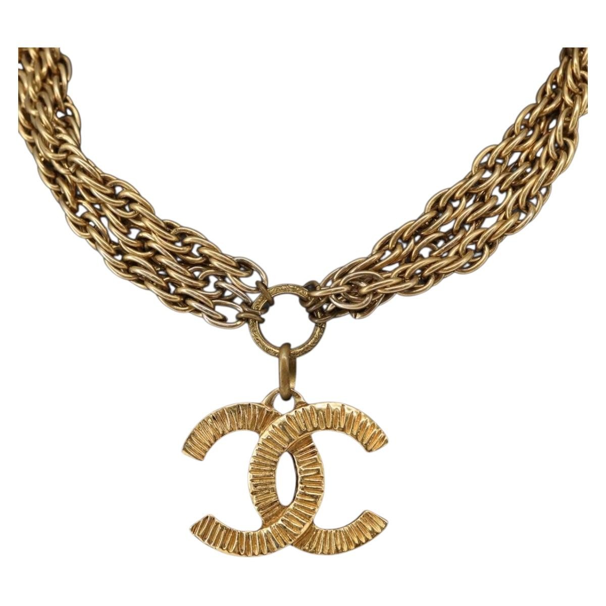 Chanel CC Necklace Metal